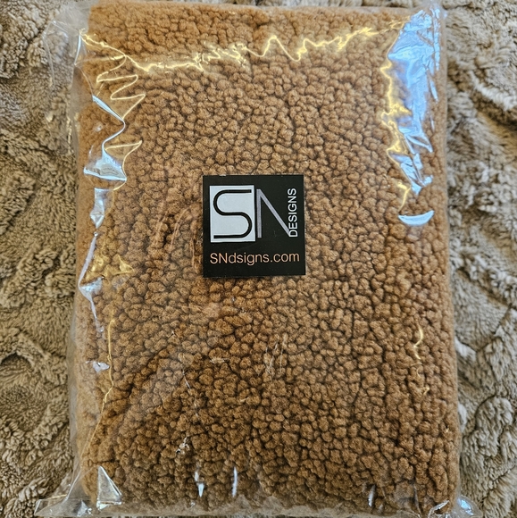 Teddy Faux Fur Throw Pillows - Picture 3 of 4